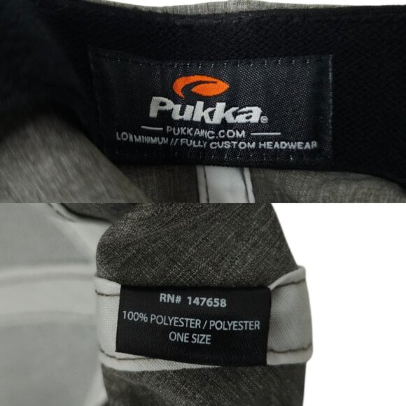 Shell Landing Strapback Cap Embroidered Logo Patch Trucker Golf Hat Pukka - Picture 8 of 13